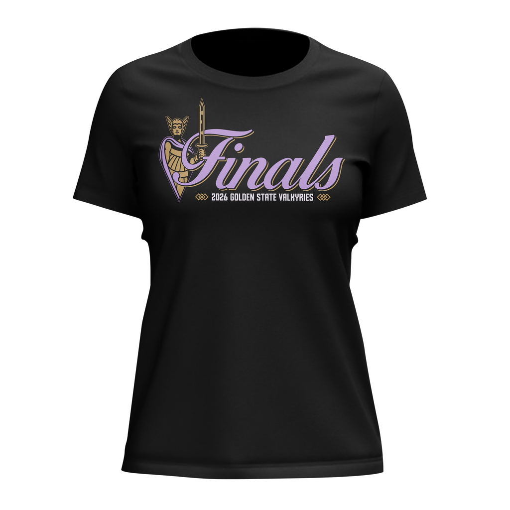 (Women)Limited edition Golden State Valkyries 2026 WNBA Finals T-Shirt- Black
