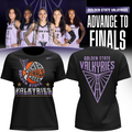 01.(Women's)Limited edition Golden State Valkyries 2026 WNBA Finals T-Shirt- Black