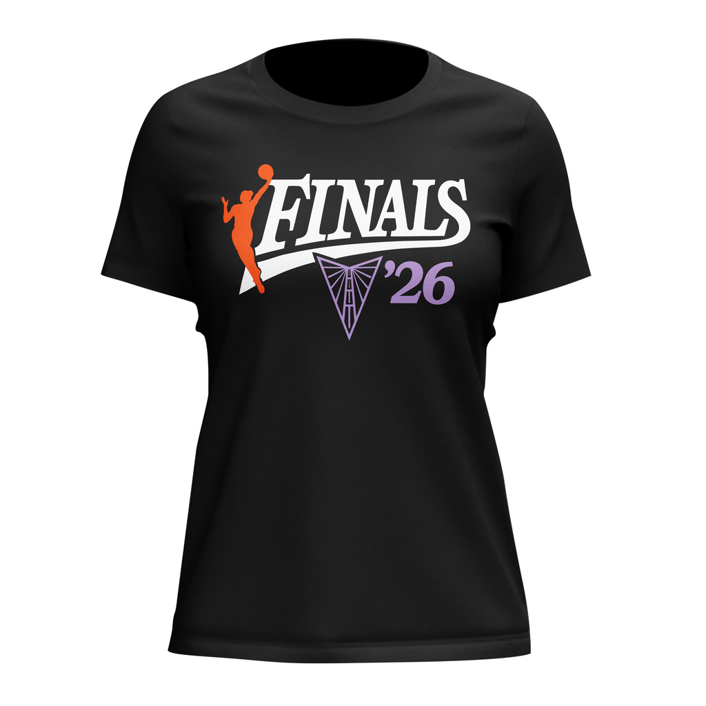 02.(Women's)Limited edition Golden State Valkyries 2026 WNBA Finals T-Shirt- Black