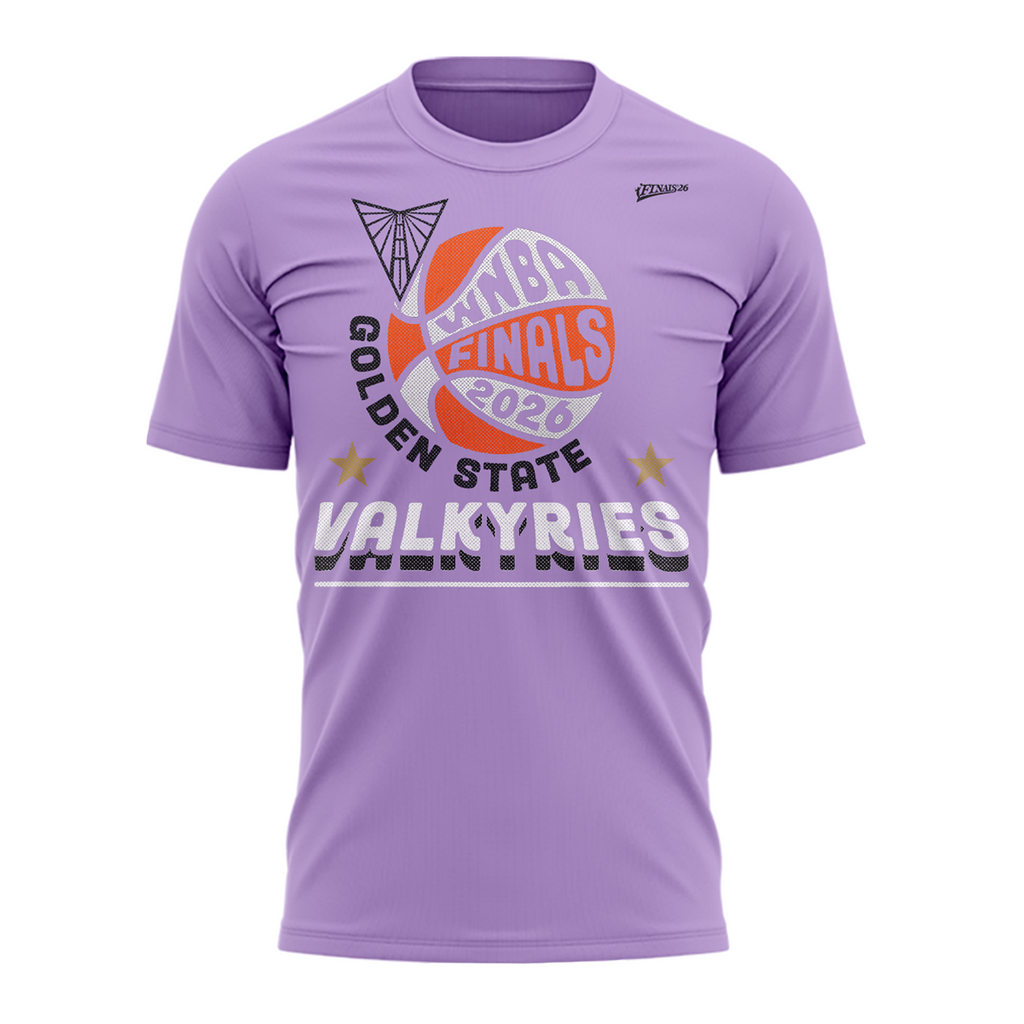 01.Limited edition Golden State Valkyries 2026 WNBA Finals T-Shirt - Violet