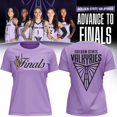 (Women's)Limited edition Golden State Valkyries 2026 WNBA Finals T-Shirt- Violet