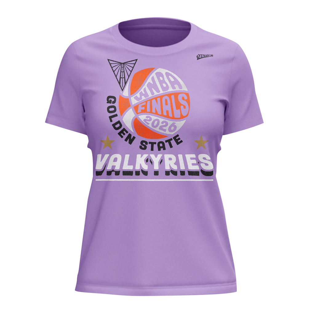 01.(Women's)Limited edition Golden State Valkyries 2026 WNBA Finals T-Shirt- Violet