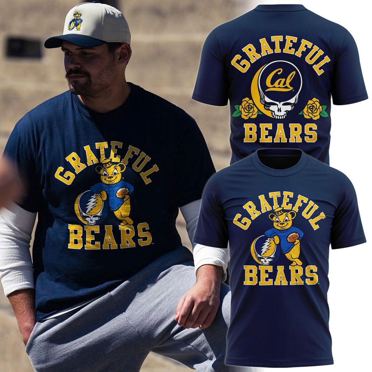 Unisex Cal Football 2026 Grateful Dead Game T-shirt