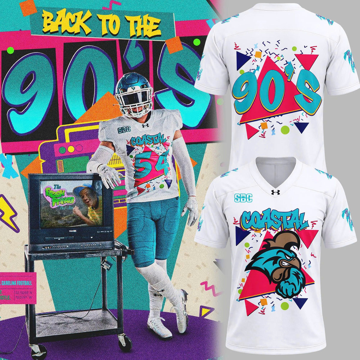 Coastal Football The Friday night (‘90s) Football Jersey