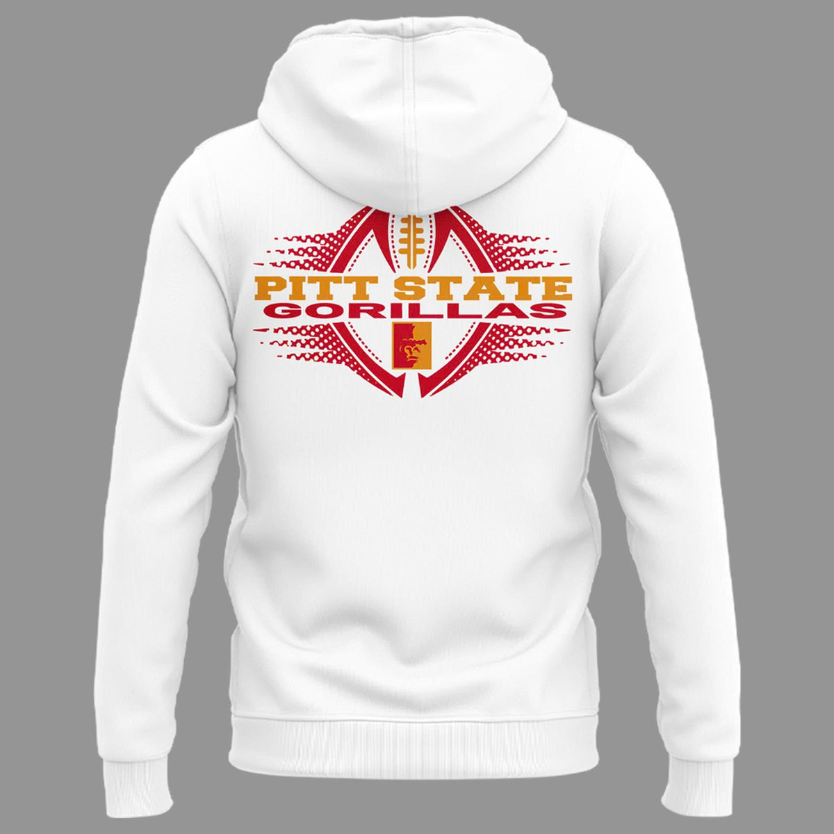 "Vintage Issue 1950" Pittsburg State Gorillas football Hoodie.