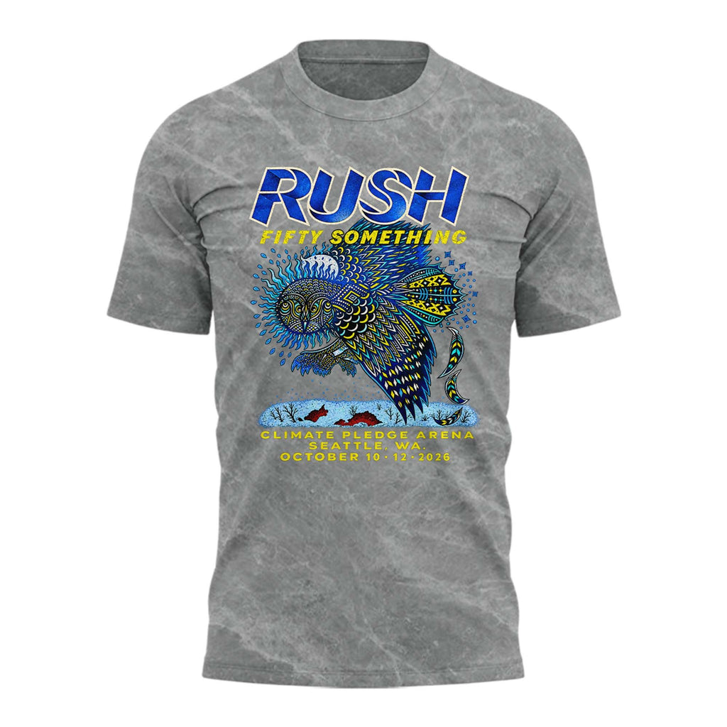 RUSH – Fifty Something Tour 2026 Seattle, WA T-Shirt 02