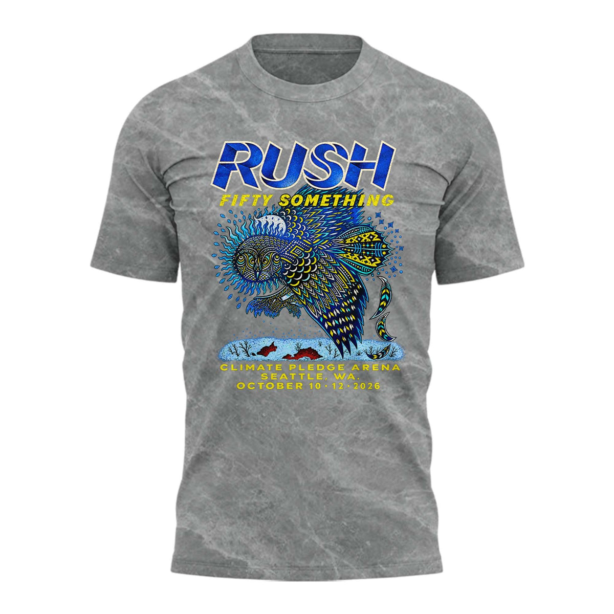 RUSH – Fifty Something Tour 2026 Seattle, WA T-Shirt 02