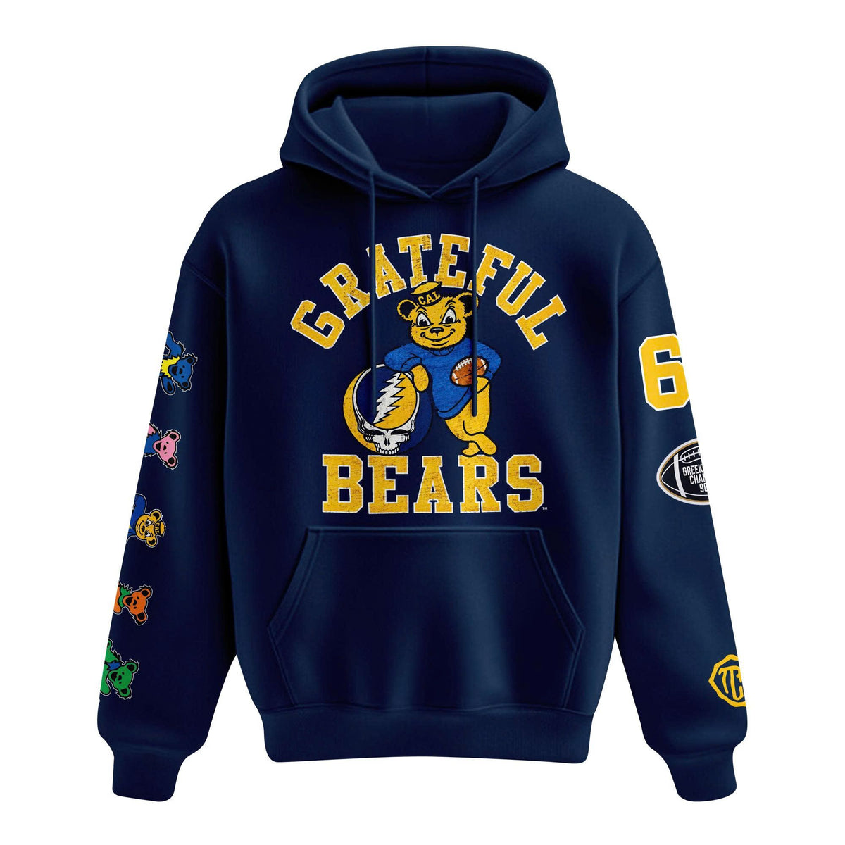 Unisex Cal Football 2026 Grateful Dead Game Hoodie