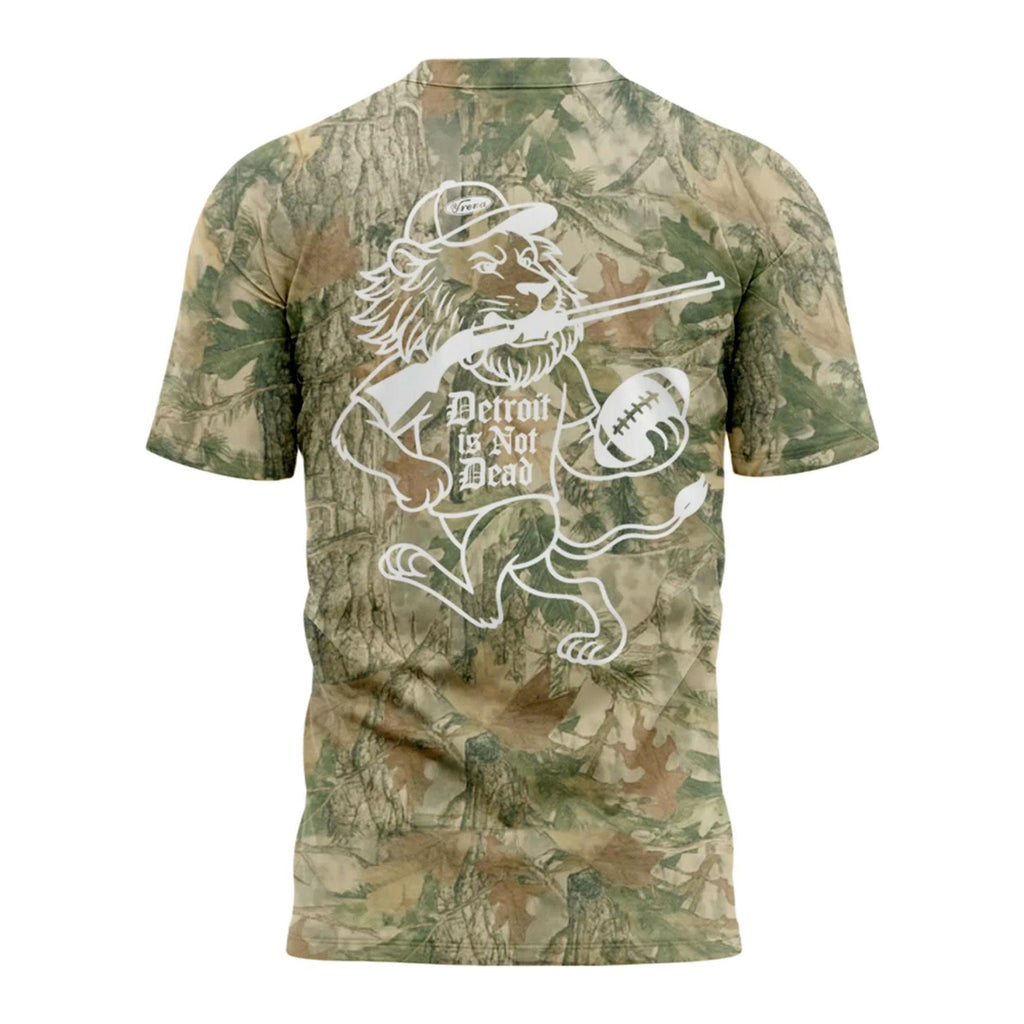 Coach Dan Campbell Detroit Hunting Club Realtree T-shirt