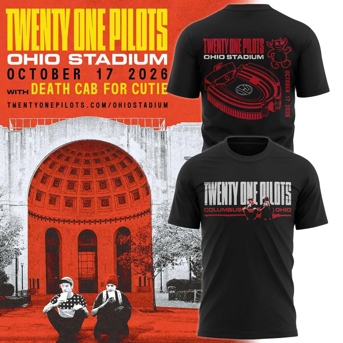 Twenty One Pilots Ohio Stadium Limited T-shirt