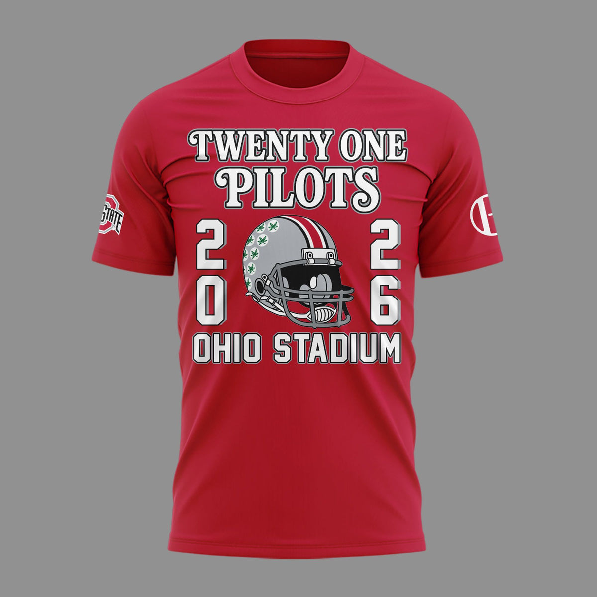 Twenty One Pilots x Ohio State Buckeyes Football T-Shirt 55 Reviews