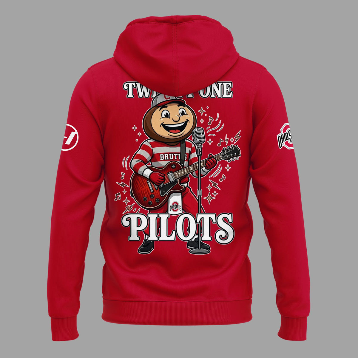 Hoodie Twenty One Pilots x Ohio State Buckeyes Football Hoodie