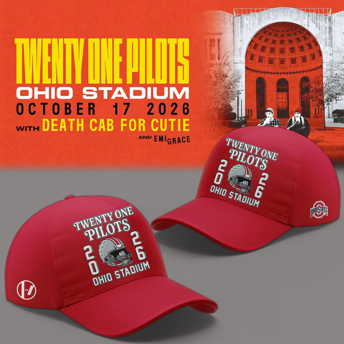 Hoodie Twenty One Pilots x Ohio State Buckeyes Football Hoodie
