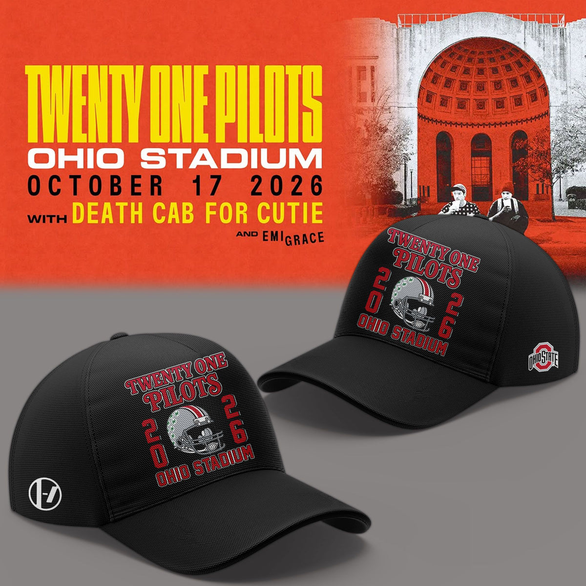 Hoodie Twenty One Pilots x Ohio State Buckeyes Football Hoodie