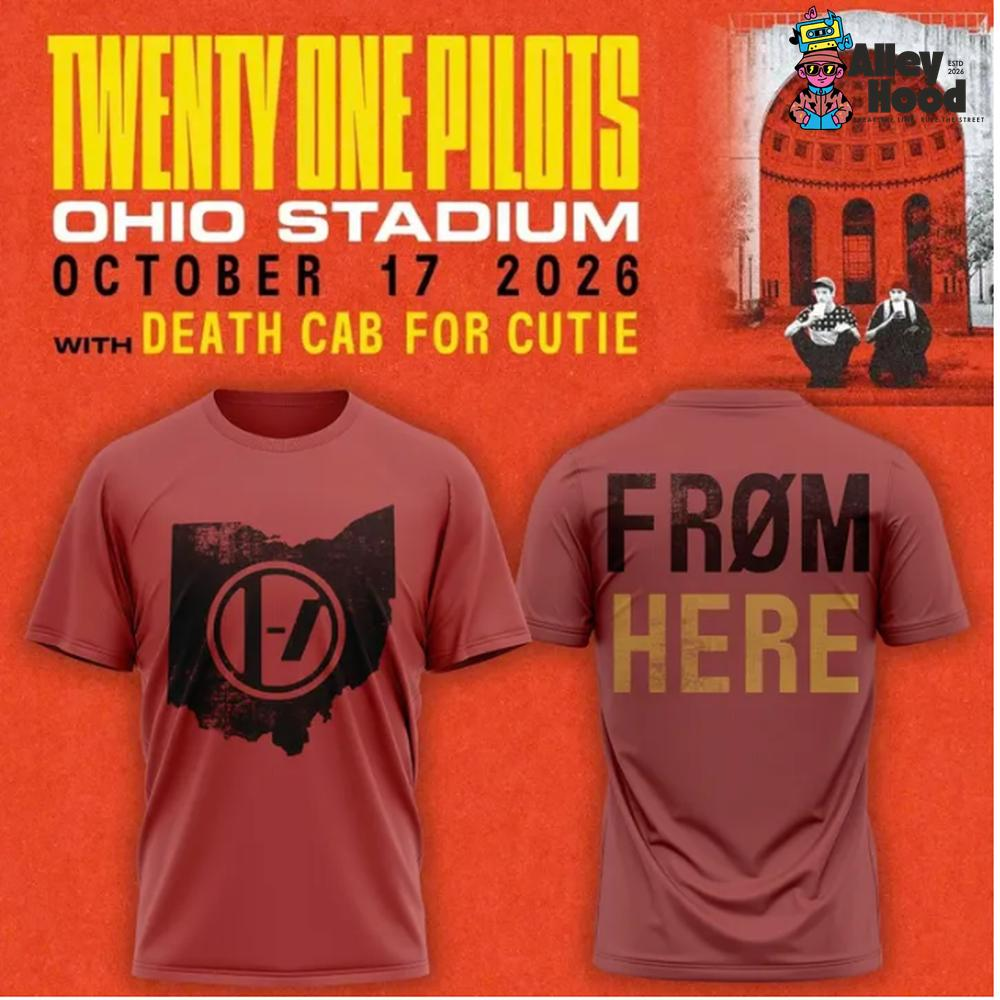 01.70. Twenty One Pilots Ohio Stadium October 17 2026 Limited T-Shirt