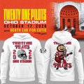 01.76. Twenty One Pilots Live From Ohio Stadium White Hoodie