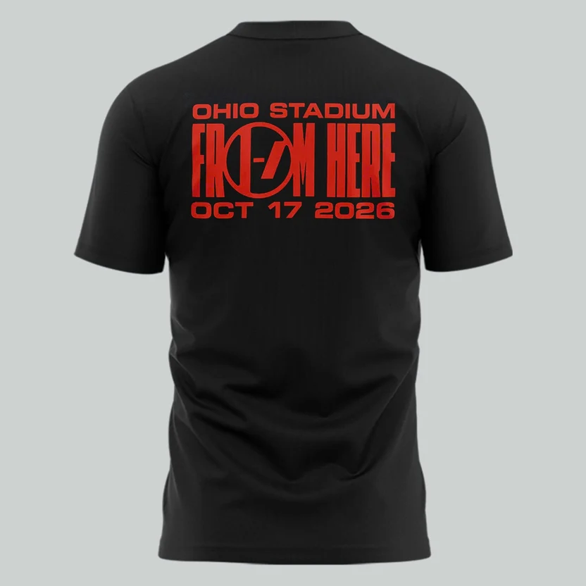 01.40. Special 2026 Twenty One Pilots Live At Ohio Stadium T-Shirt