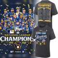 Limited Edition 2026 Milwaukee Brewers National League Champions Locker Room T-Shirt