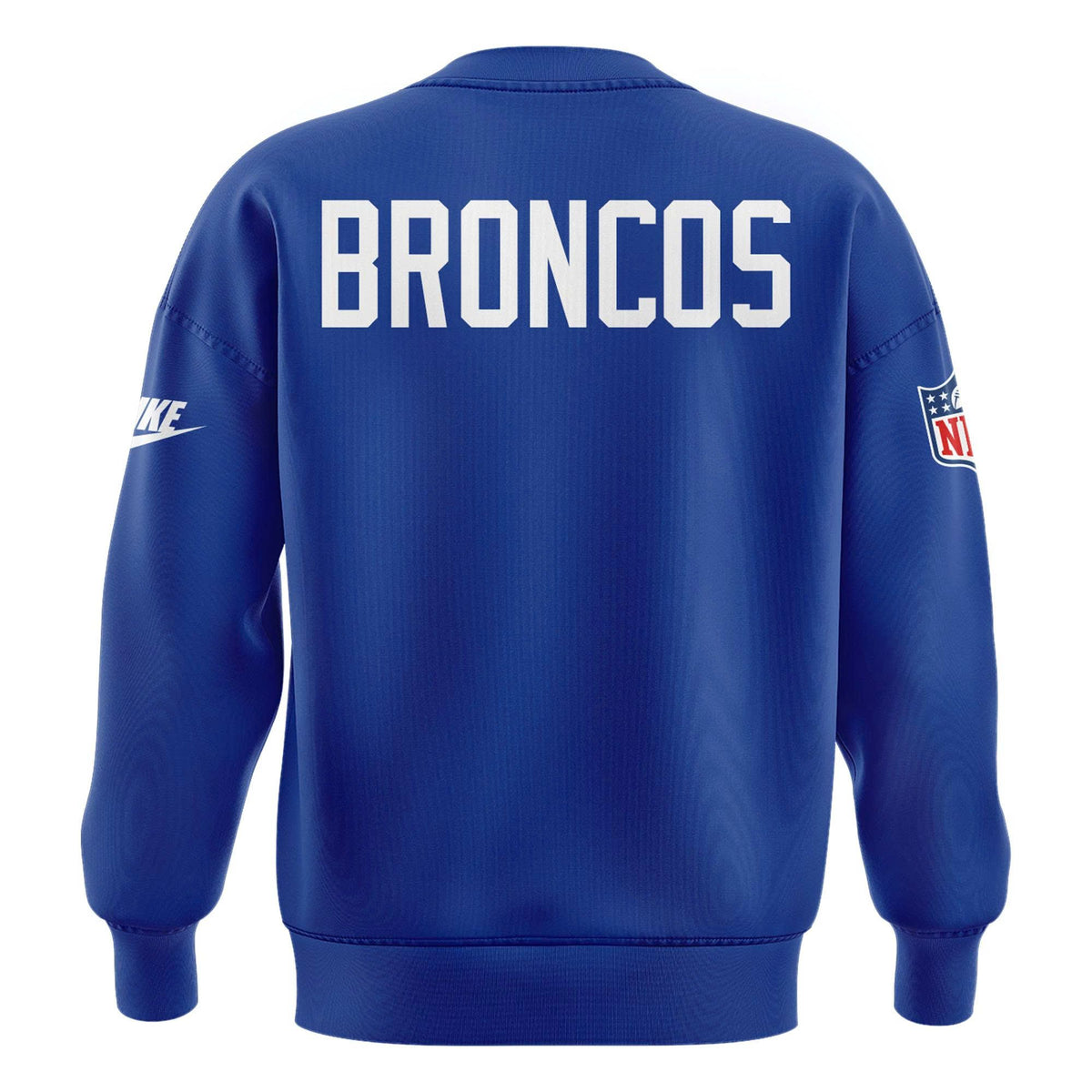 Unisex Royal Blue Denver Broncos 2025 Throwback Sweatshirt