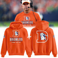 Unisex Orange Denver Broncos 2026 Throwback hoodie