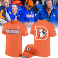 Exclusive Version Denver Broncos Throwback Orange Tshirt
