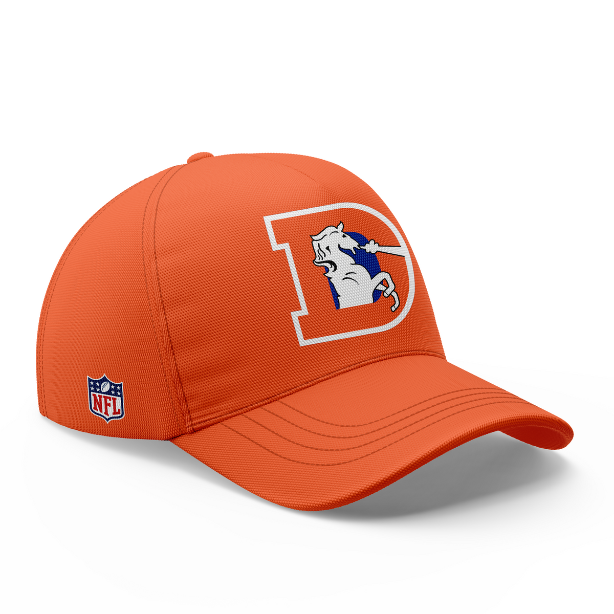 Exclusive Version Denver Broncos Throwback Orange Hoodie
