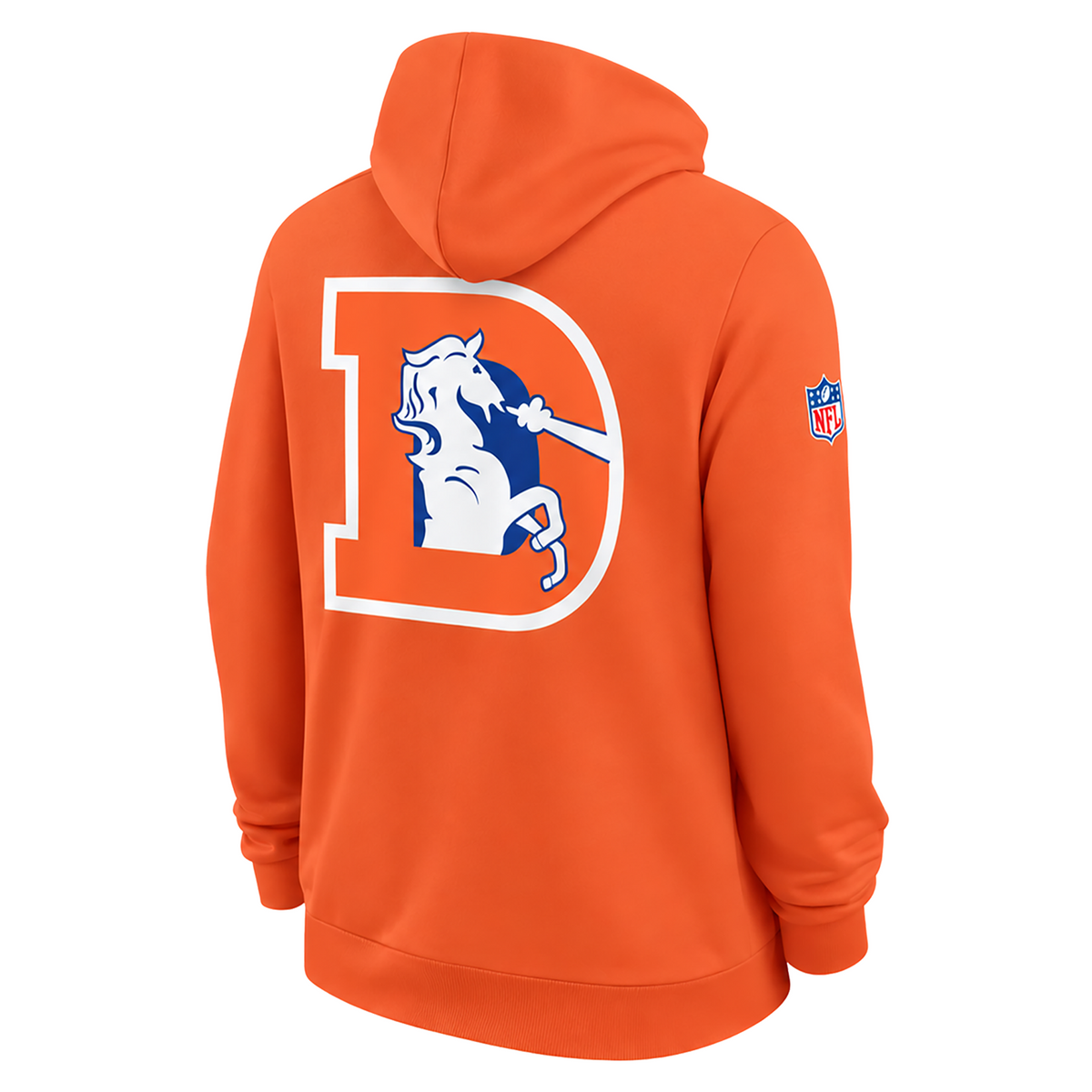 Exclusive Version Denver Broncos Throwback Orange Hoodie