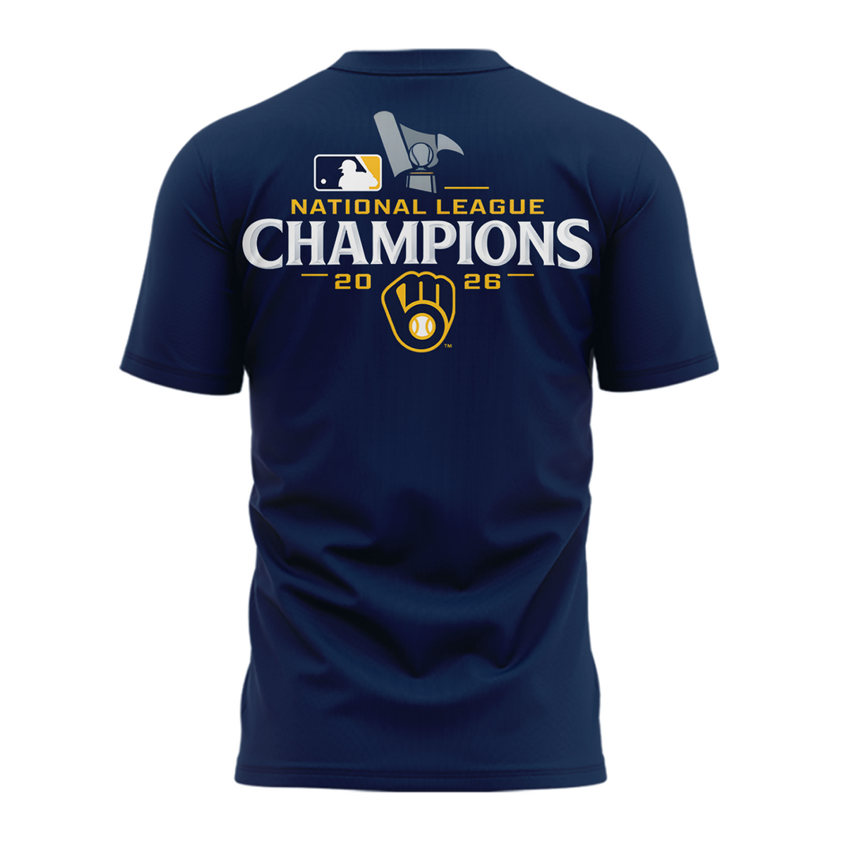 02.VIP.Milwaukee Brewers 2026 National League Champions T-Shirt