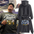 Women's Milwaukee Brewers Heather Charcoal 2026 National League Champions Locker Room Hoodie