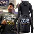 Men's Milwaukee Brewers Heather Charcoal 2026 National League Champions Locker Room Hoodie