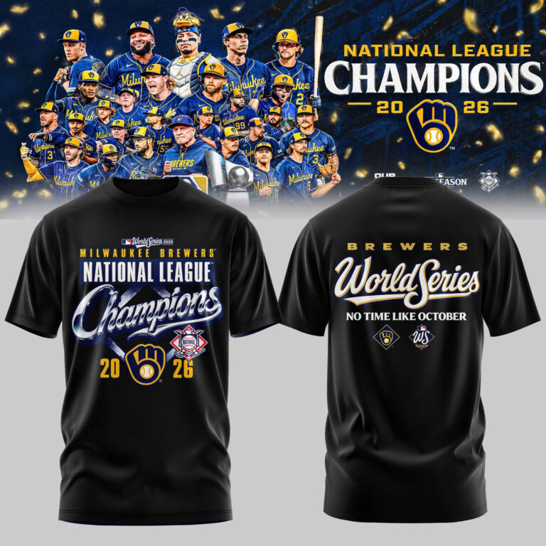 07.Milwaukee Brewers 2026 National League Champions T-Shirt