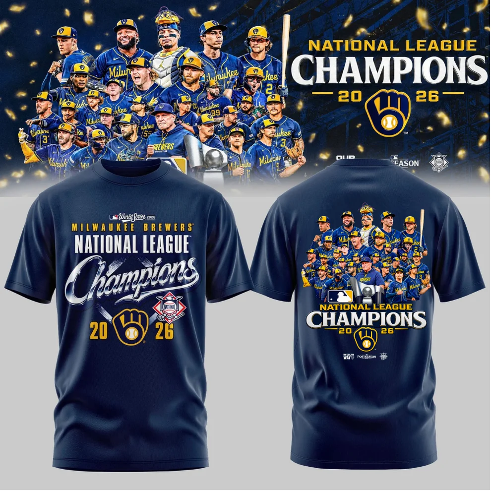 08.Milwaukee Brewers 2026 National League Champions T-Shirt