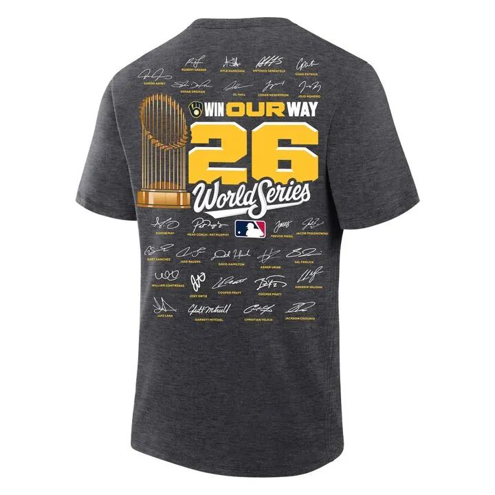 Milwaukee Brewers Fanatics 2026 National League Champions T-Shirt