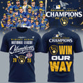 Milwaukee Brewers Fanatics 2026 National League Champions T-Shirt
