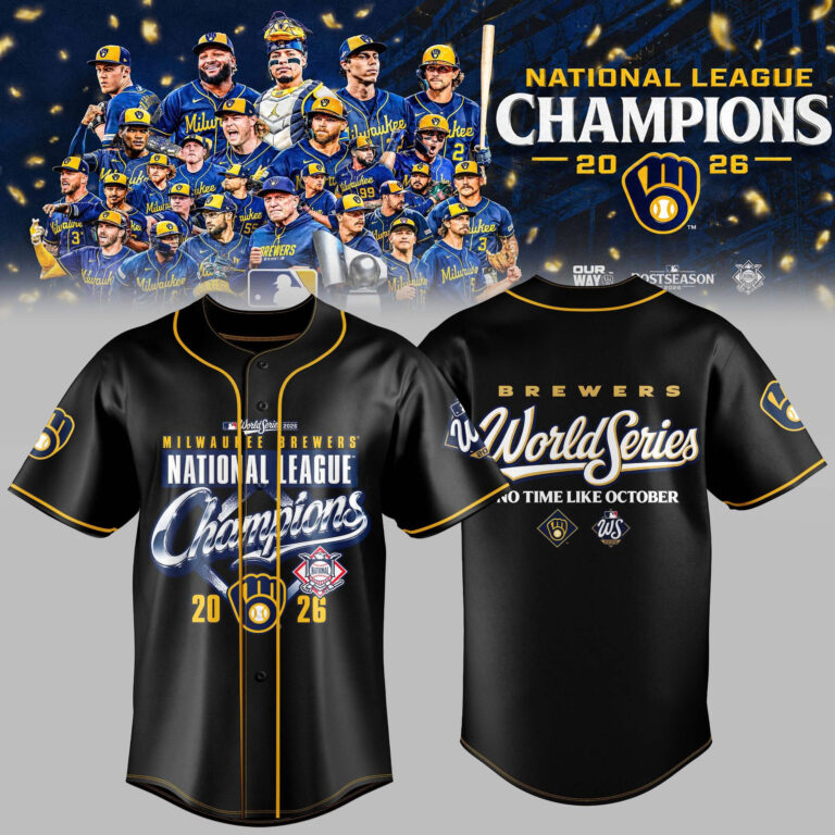 02.Milwaukee Brewers 2026 National League Champions Jersey