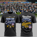 Milwaukee Brewers Fanatics 2026 National League Champions Locker Room T-Shirt - Heather Charcoal