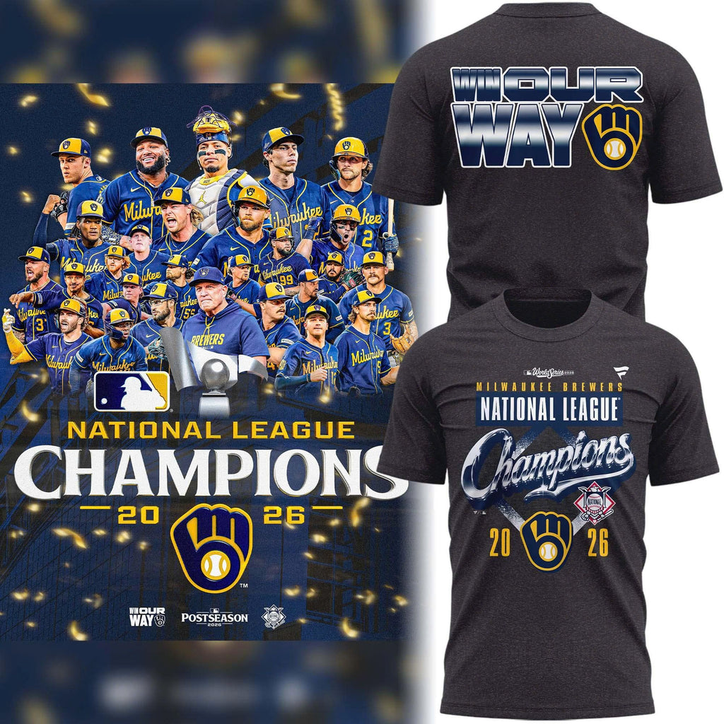 Milwaukee Brewers 2026 National League Champions T-Shirt
