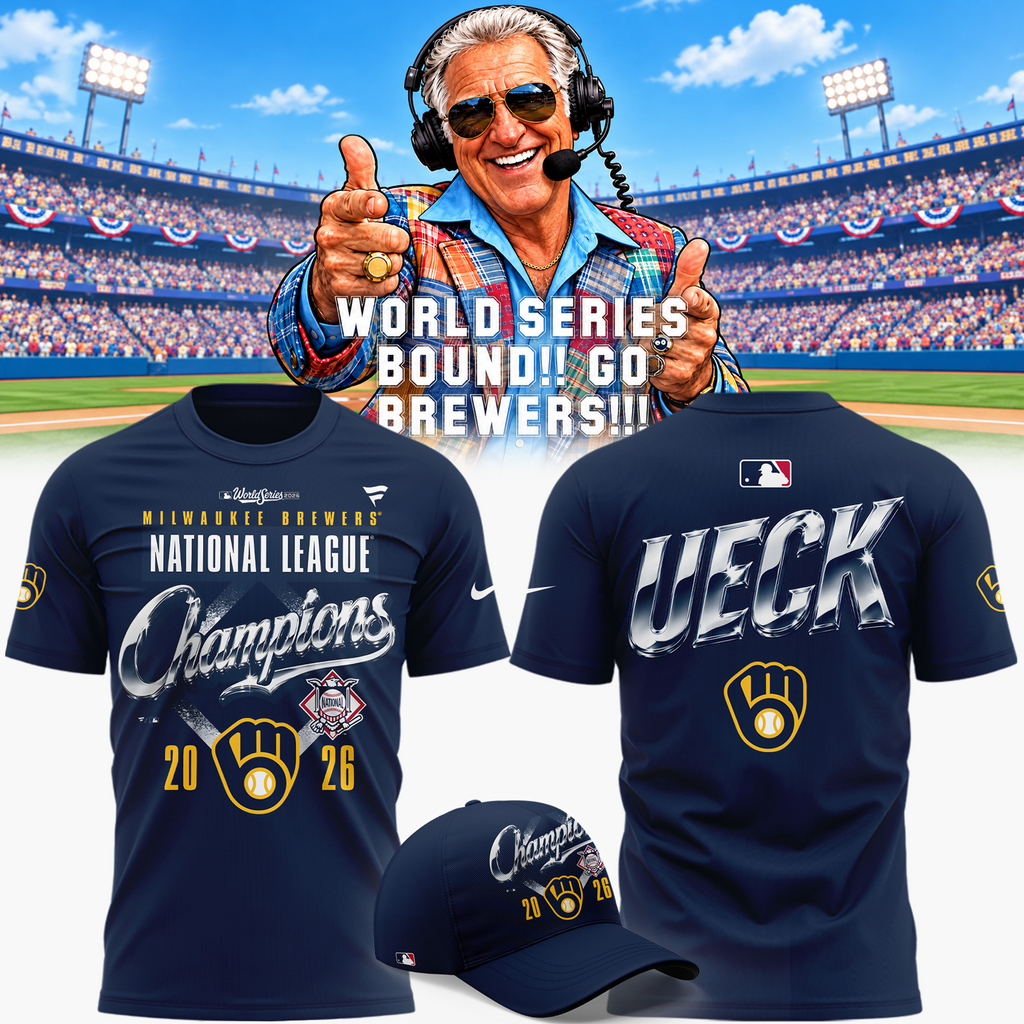 Milwaukee Brewers Fanatics 2026 National League Champions T-Shirt