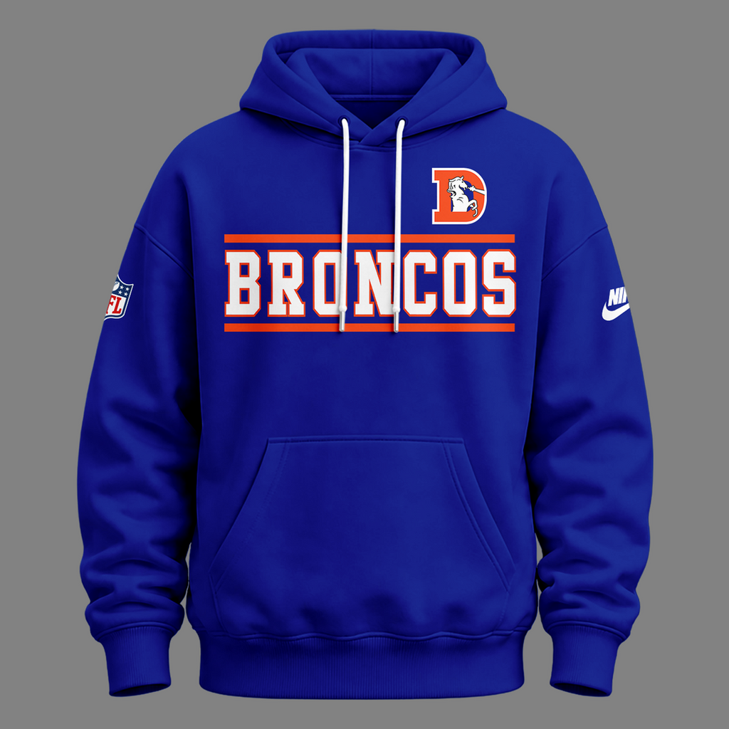 VIP.Limited edition Denver Broncos Throwback 2026 Hoodie