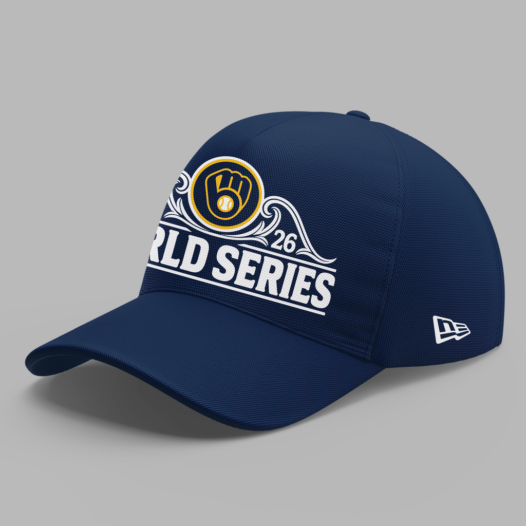 Milwaukee Brewers 2026 National League Champions Locker Room T-Shirt - Navy