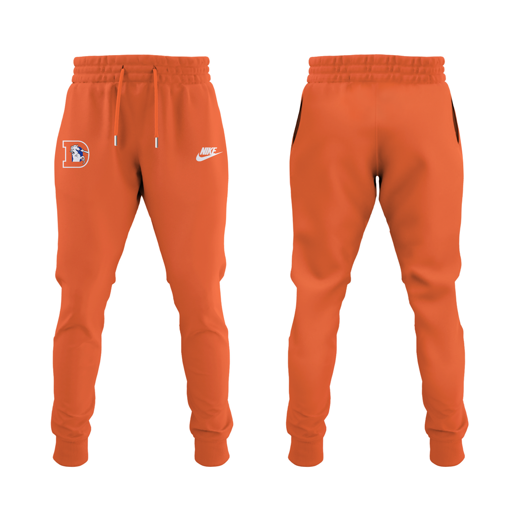 Exclusive Version Denver Broncos Throwback Orange Hoodie