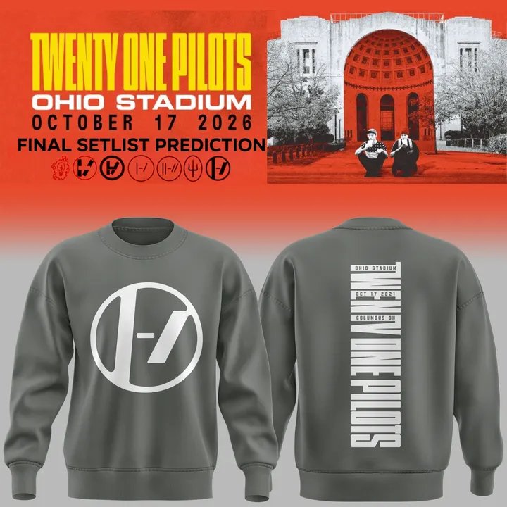 Twenty One Pilots x Ohio State Tour At Ohio Stadium Limited Sweatshirt
