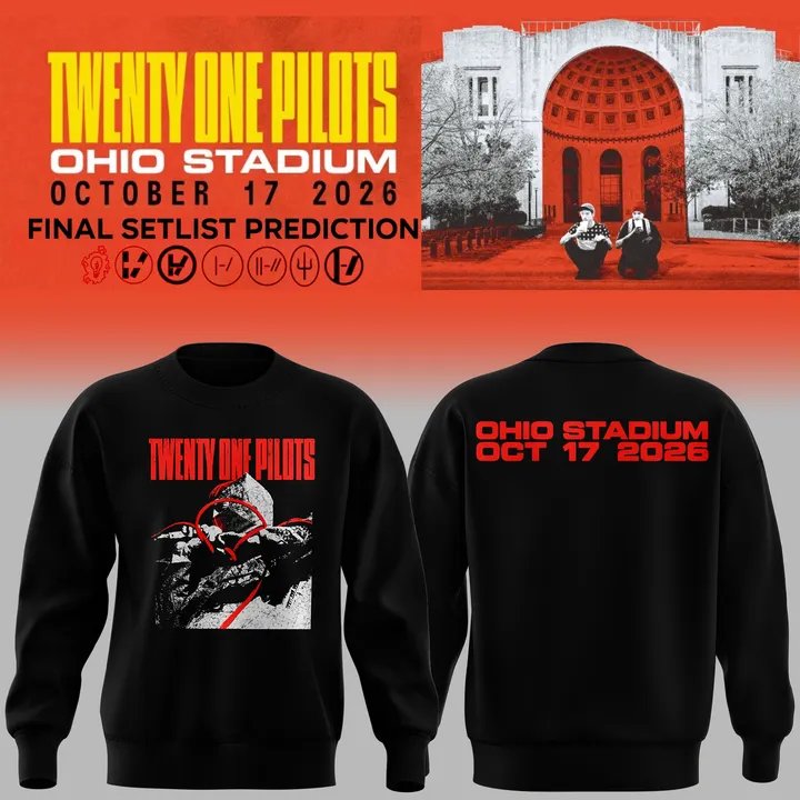 Twenty One Pilots x Ohio State Tour At Ohio Stadium Limited Sweatshirt v5