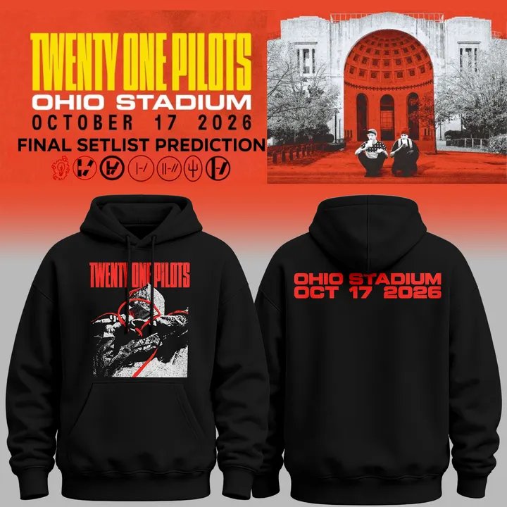 Twenty One Pilots x Ohio State Tour At Ohio Stadium Limited Hoodie v7