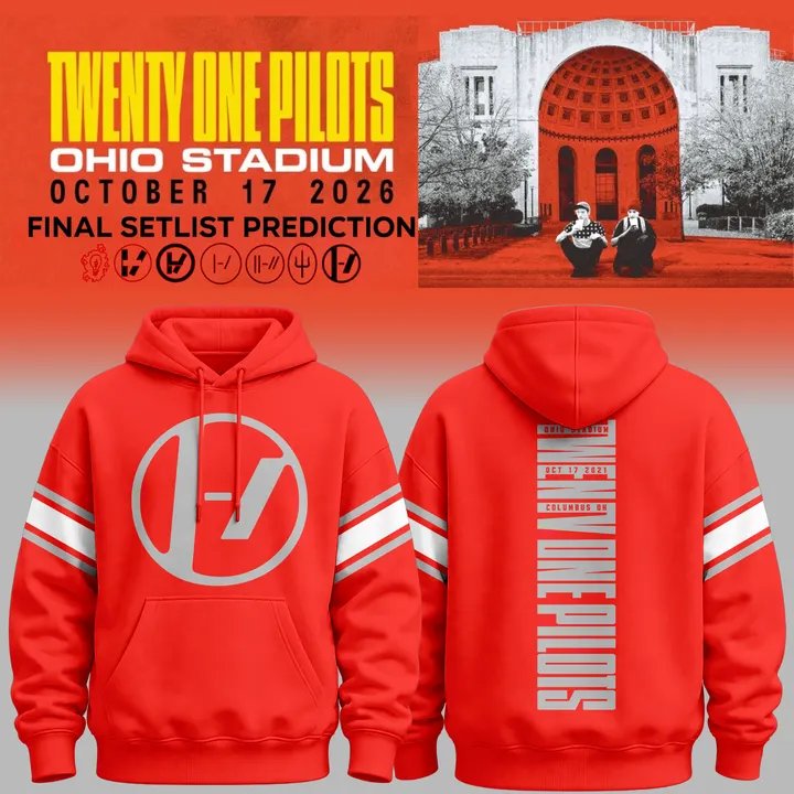 Twenty One Pilots x Ohio State Tour At Ohio Stadium Limited Hoodie v4