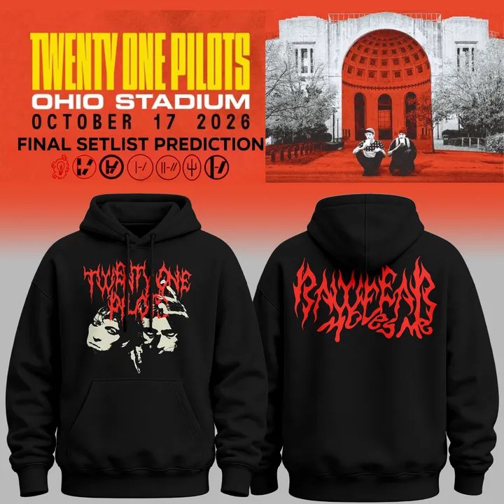 Twenty One Pilots x Ohio State Tour At Ohio Stadium Limited Hoodie v8