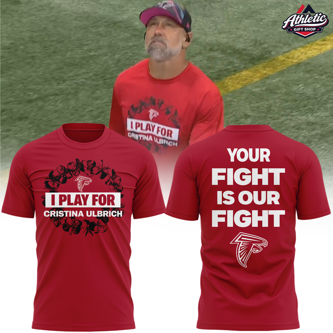 Atlanta Falcons - I Play For Cristina Ulbrich T-shirt