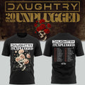 Daughtry 20 Years Unplugged Tour 2026 Rock Music Concert T-Shirt