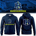 Rhode Island Breakers Primary Logo Navy Hoodie