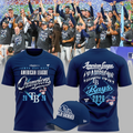 Tampa Bay Rays Fanatics 2026 American League Champions Locker Room Tee - Navy Blue
